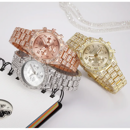 Women’s Crystal Quartz Analog Watch