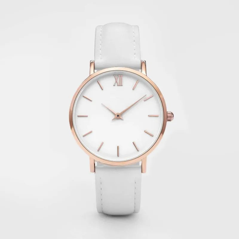 Women Watches Leather Quartz Watch for Ladies Clocks