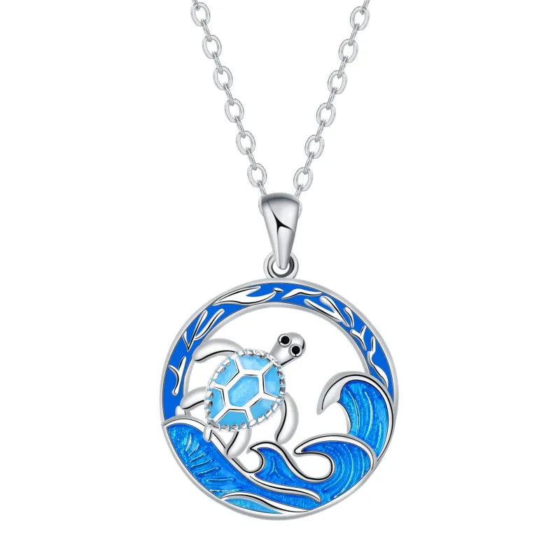 Vintage Ocean Series Sea Turtle Necklace