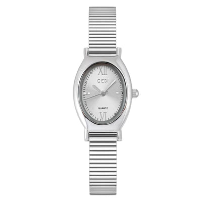 Elegant Oval Fashion Quartz Watch – Women