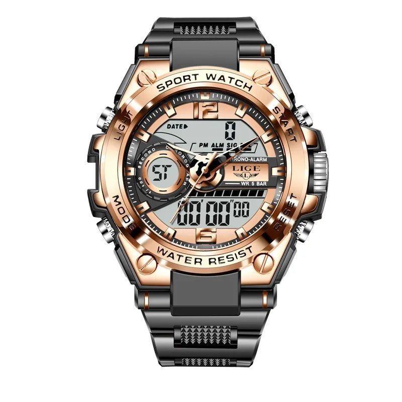 Victor | Premium Waterproof Quartz Watch – Bright Luminous Dial