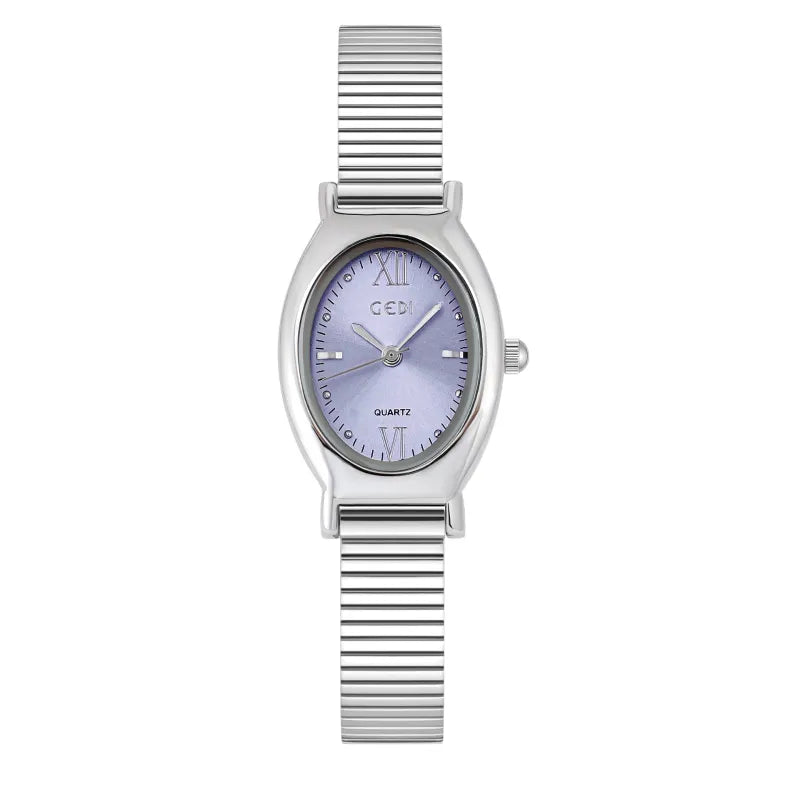 Elegant Oval Fashion Quartz Watch – Women