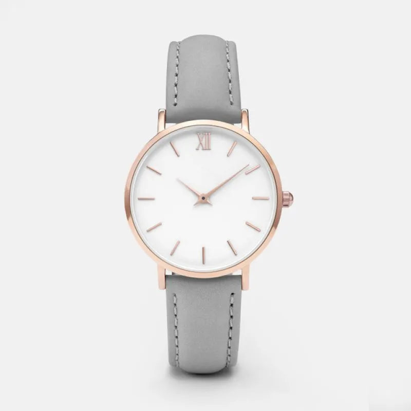 Women Watches Leather Quartz Watch for Ladies Clocks