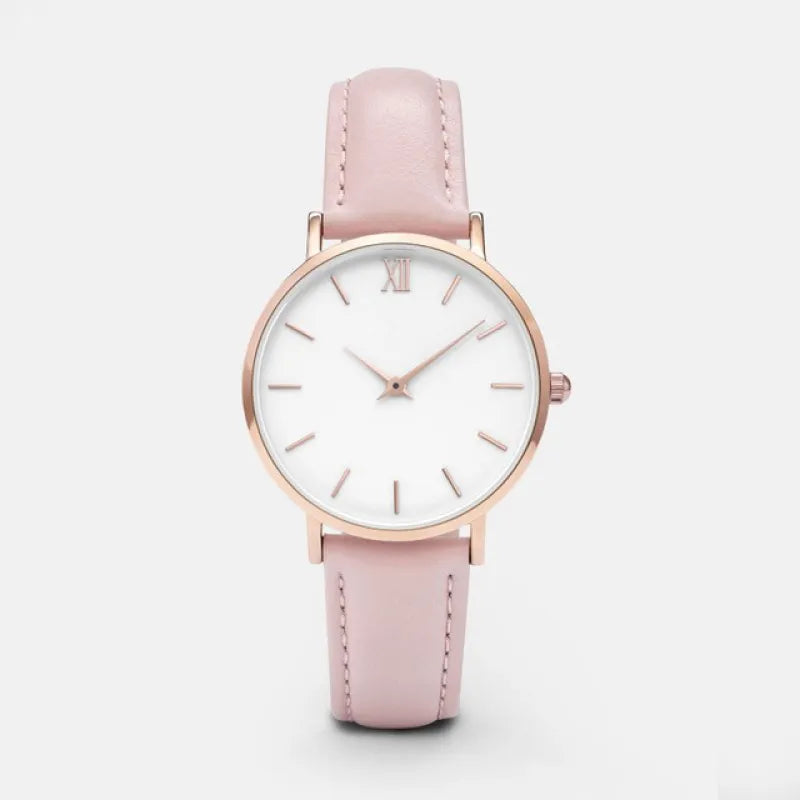 Women Watches Leather Quartz Watch for Ladies Clocks