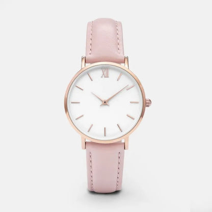 Women Watches Leather Quartz Watch for Ladies Clocks