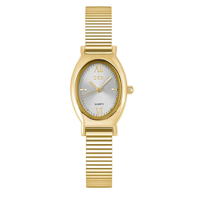 Elegant Oval Fashion Quartz Watch – Women