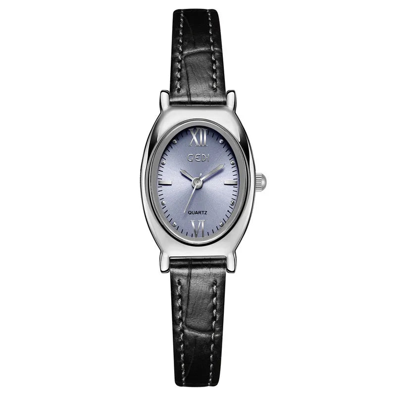 Elegant Oval Fashion Quartz Watch – Women