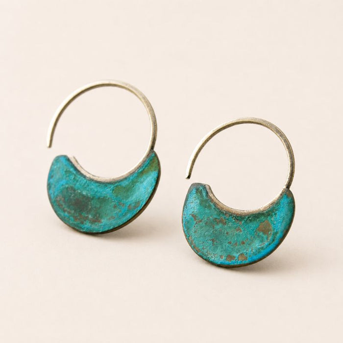 Turquoise Hoop Earrings