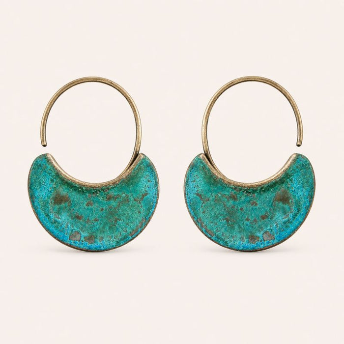 Turquoise Hoop Earrings