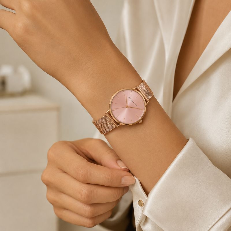 Rose Gold Dainty Bracelet Watch
