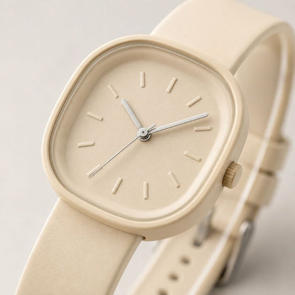 Pastel Square Silicone Watch