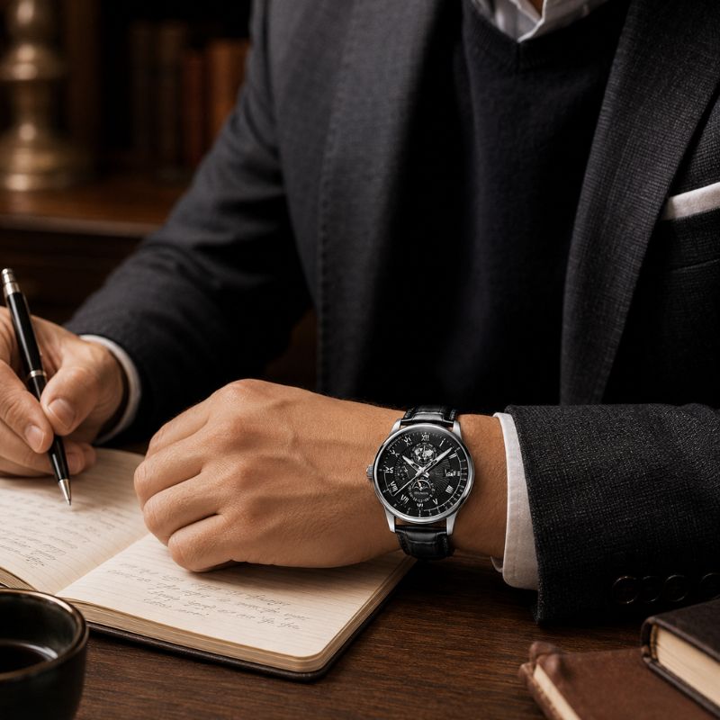 Classic Moonphase Quartz Watch