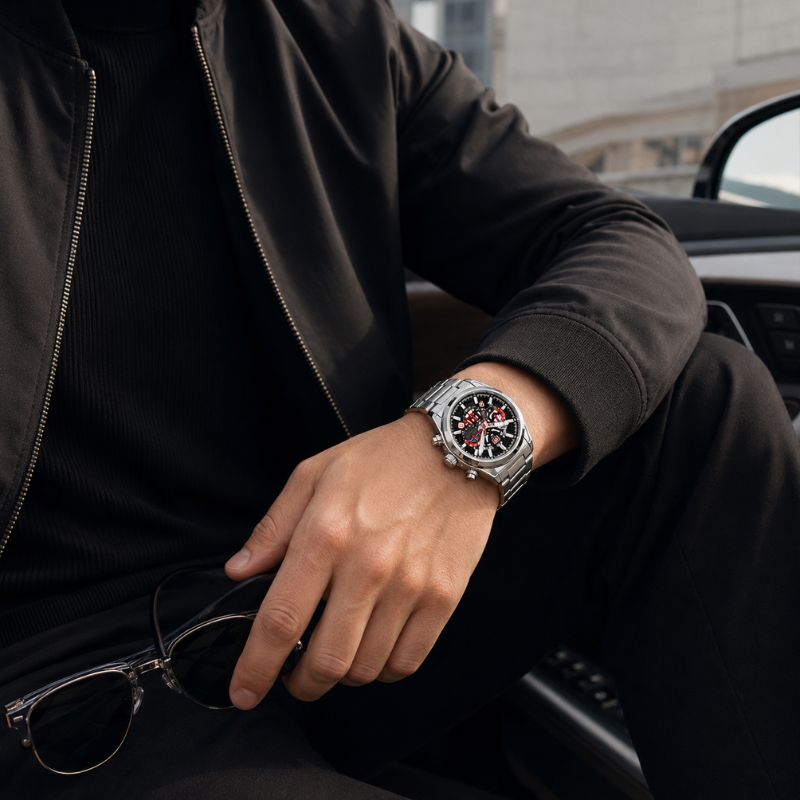 Skeleton Chronograph Watch