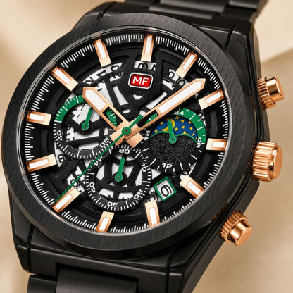 Skeleton Chronograph Watch