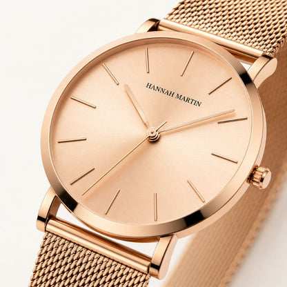 Rose Gold Dainty Bracelet Watch