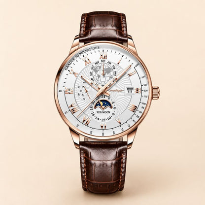 Classic Moonphase Quartz Watch