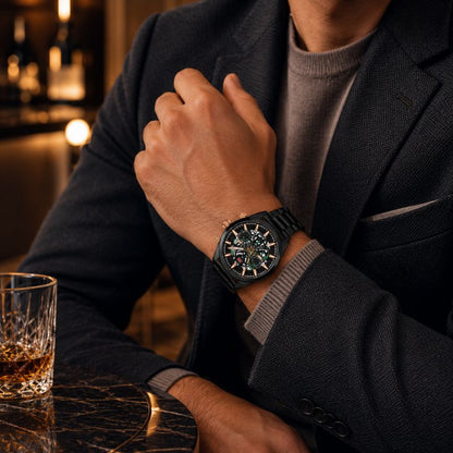 Skeleton Chronograph Watch
